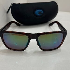 Costa 580g Men's Brown Sunglasses with green Lenses